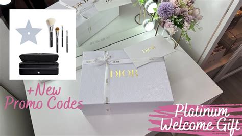 dior platinum welcome gift